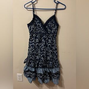 Vintage Ruffle Dress